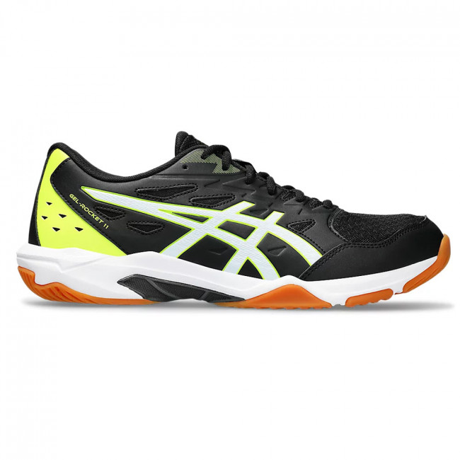 Кроссовки волейб. муж. ASICS Gel-Rocket 11 1071A091 001,р.8,5 (рос.41),текстиль,кожзам,черный 