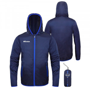 Куртка-ветровка унисекс "MIKASA", арт. MT911-064-3XL, р. 3XL, 100% нейлон, темно-синий