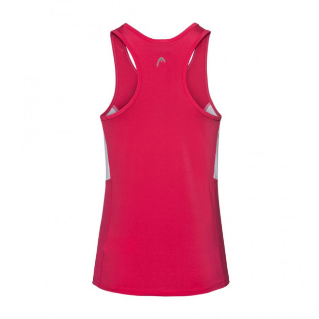 Майка жен. HEAD Club Tank Top 814429-MA-M, р.M, 92% полиэстер, 8% эластан, малиновый 