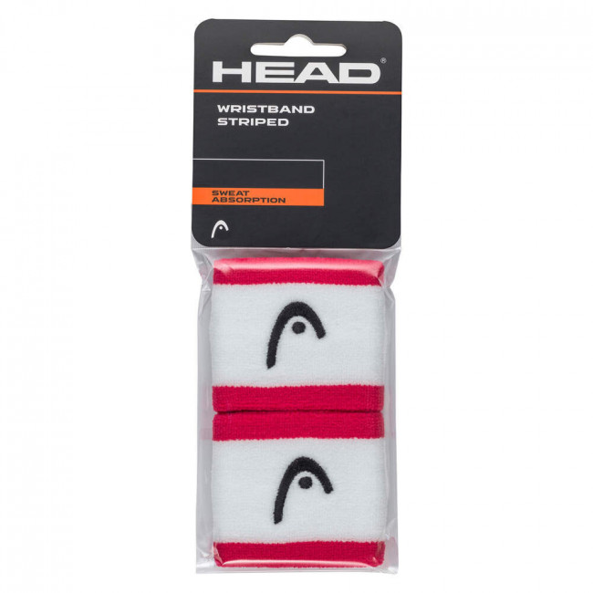 Напульсники HEAD 2,5" stripped, 285864-MAWH, ширина 7см, 90% нейлон, 10% эластан,пара,бело-малиновый Напульсники HEAD 2,5" stripped, 285864-MAWH, ширина 7см, 90% нейлон, 10% эластан,пара,бело-малиновый