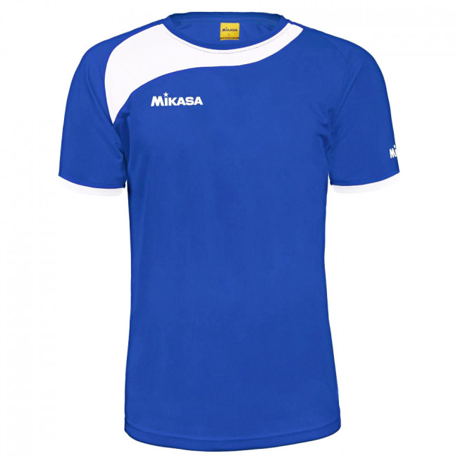 Футболка MIKASA MT288-025-2XL, р.2XL, 100% полиэстер, сине-белый 