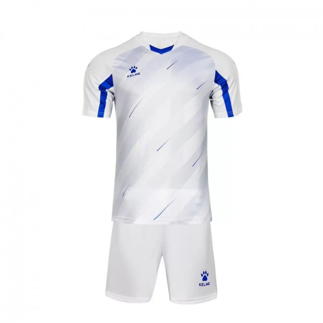 Форма футб. взросл. KELME, 8151ZB1005-100-M, р.M, 100% полиэстер, бело-синий 