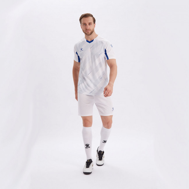 Форма футб. взросл. KELME, 8151ZB1005-100-M, р.M, 100% полиэстер, бело-синий 