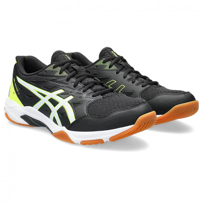 Кроссовки волейб. муж. ASICS Gel-Rocket 11 1071A091 001,р.9.5(рос.42.5),текстиль,кожзам,черный 
