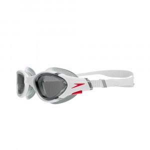Очки для плавания SPEEDO Biofuse 2.0, 8-00233214500, ДЫМЧАТЫЕ линзы, белая оправа