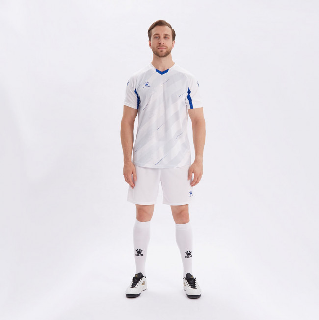 Форма футб. взросл. KELME, 8151ZB1005-100-XS, р.XS, 100% полиэстер, бело-синий 