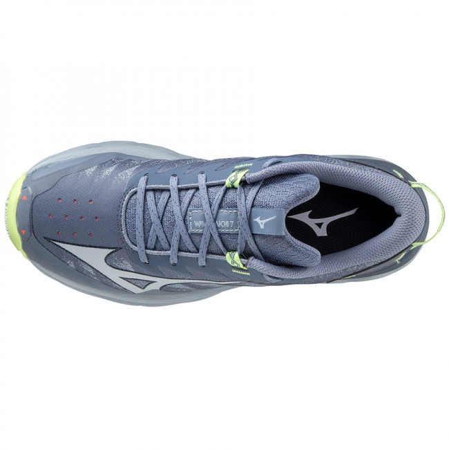 Кроссовки беговые жен. MIZUNO Wave Daichi 7 J1GK227121, р.UK5 (рос.37), иск. кожа, текстиль, серый 