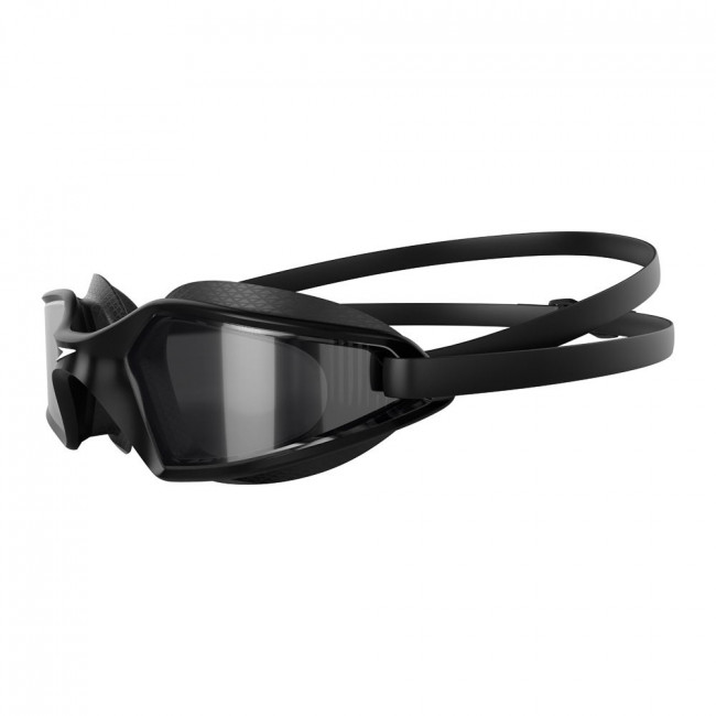 Очки для плавания SPEEDO Hydropulse, 8-1226814462, ДЫМЧАТЫЕ линзы, черная рава 