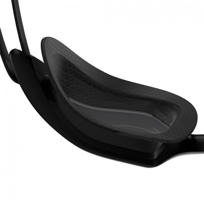 Очки для плавания SPEEDO Hydropulse, 8-1226814462, ДЫМЧАТЫЕ линзы, черная рава 