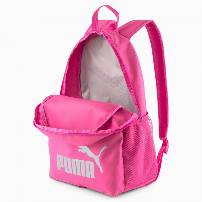Рюкзак спортивный PUMA Phase Backpack, 07548763, полиэстер, ярко-розовый Рюкзак спортивный PUMA Phase Backpack, 07548763, полиэстер, ярко-розовый