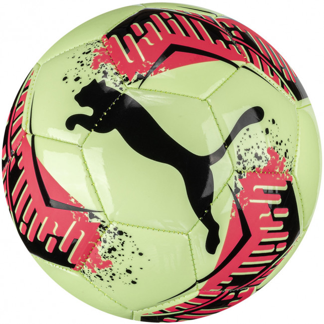 Мяч футзал PUMA Futsal 3 MS, 08434402, р.4, 32пан, ТПУ, маш.сш, зелено-розовый 