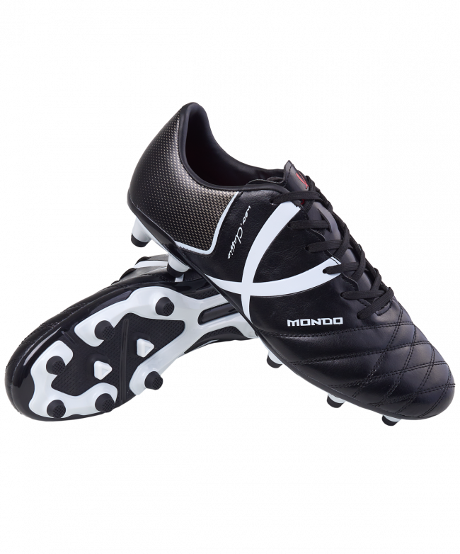 Бутсы футбольные Mondo FG Black/white 