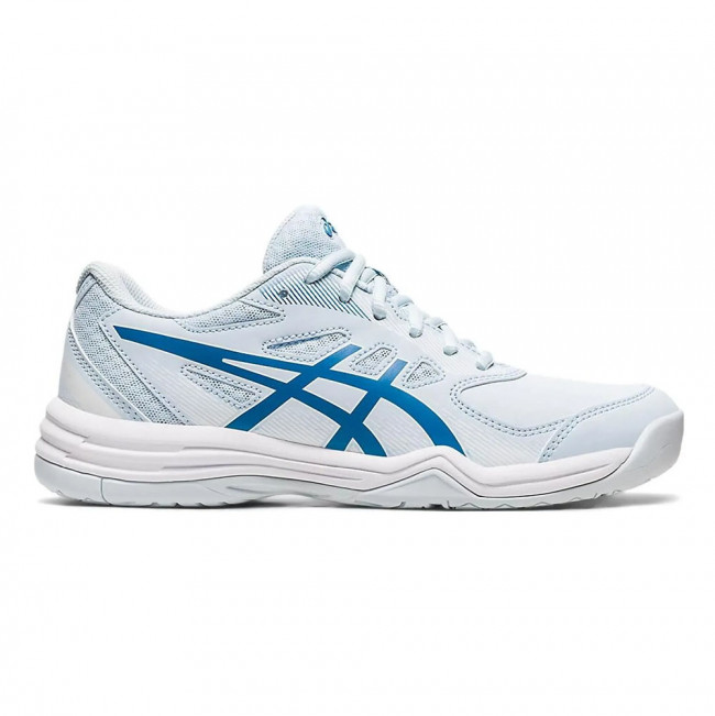 Кроссовки тен. жен. ASICS Court Slide 3 1042A209-400, р.9,5 (рос.40) иск. кожа, текстиль,бело-голуб. 