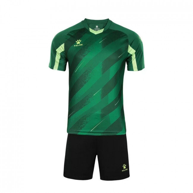 Форма футб. взросл. KELME, 8151ZB1005-300-M, р.M, 100% полиэстер, зелено-черный 