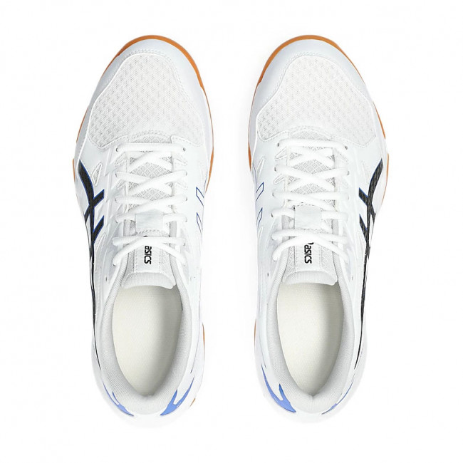 Кроссовки волейб. муж. ASICS Gel-Rocket 11 1071A091 100,р.13(рос.47),текстиль,кожзам,белый-синий 