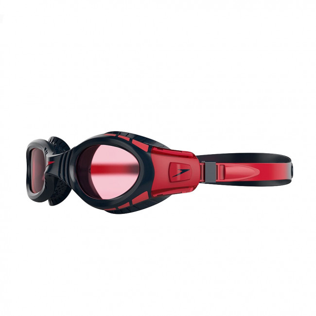 Очки для плавания детск. "SPEEDO Futura Biofuse Flexiseal Jr", арт.8-11595D835, РОЗОВЫЕ линз, черн опр 