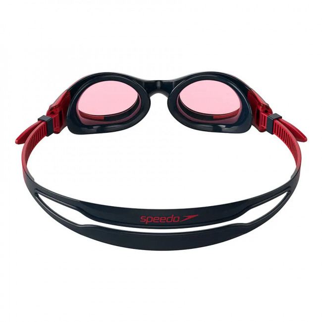 Очки для плавания детск. "SPEEDO Futura Biofuse Flexiseal Jr", арт.8-11595D835, РОЗОВЫЕ линз, черн опр 