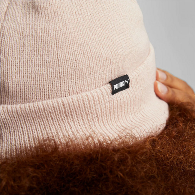 Шапка PUMA Classic Cuff Beanie, 02343407, 100% акрил, розовый 