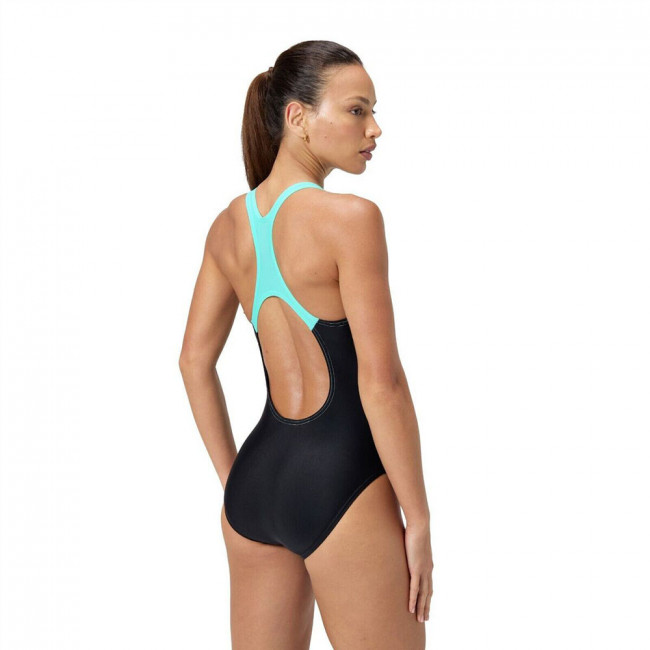 Купальник SPEEDO Medley Logo, 8-1347416243, р.38 (рос.50), черно-бирюзовый 