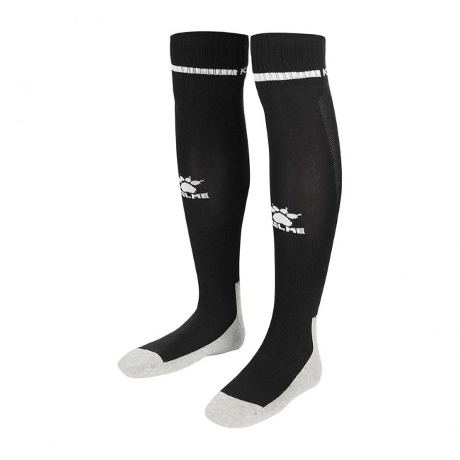 Гетры футбольные "KELME Football socks", арт.8101WZ3001-003, р.32-36, ЧЕРН, нейлон, хлопок,спандекс 