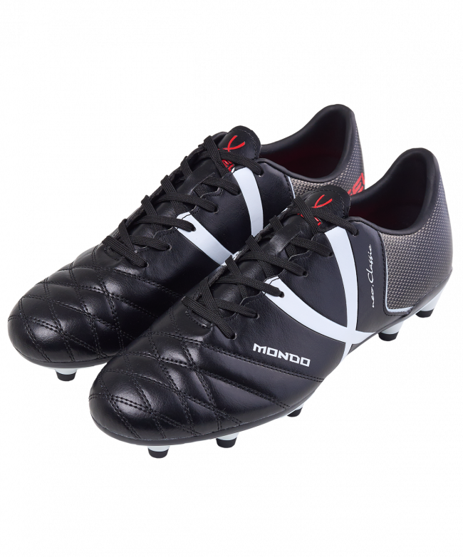 Бутсы футбольные Mondo FG Black/white 