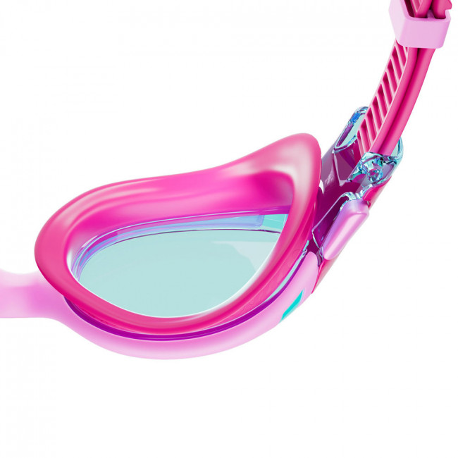Очки для плавания дет. SPEEDO Biofuse 2.0 Jr, 8-00336315945, СИНИЕ линзы, розовая оправа 