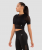 Женская футболка Essential Knit black FA-WT-0201-BLK, черный 