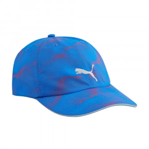 Бейсболка спортивная PUMA Unisex Running Cap III 05291172, 100% полиэстер, синий