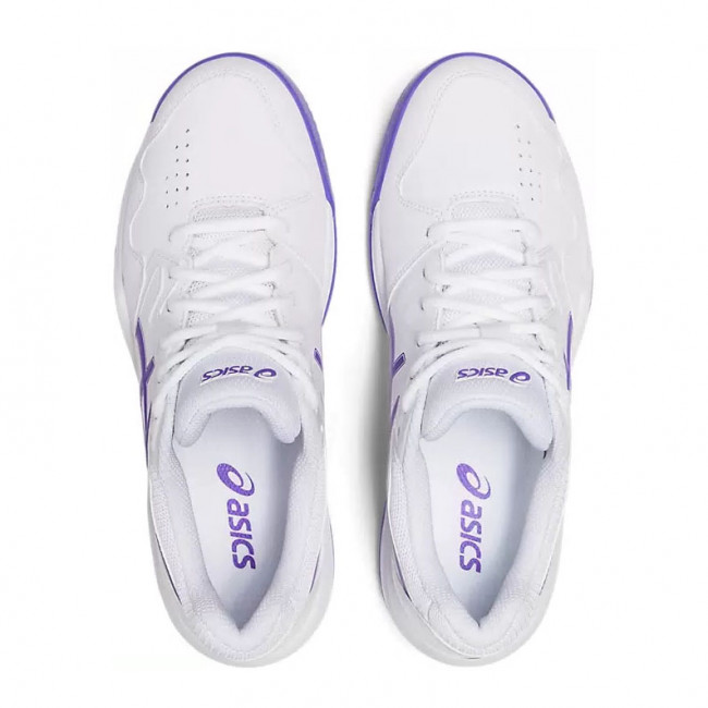 Кроссовки тен. жен. ASICS Gel-dedicate 7 1042A168-104, р.7 (рос.36,5)иск. кожа, текстиль, бело-фиол. Кроссовки тен. жен. ASICS Gel-dedicate 7 1042A168-104, р.7 (рос.36,5)иск. кожа, текстиль, бело-фиол.