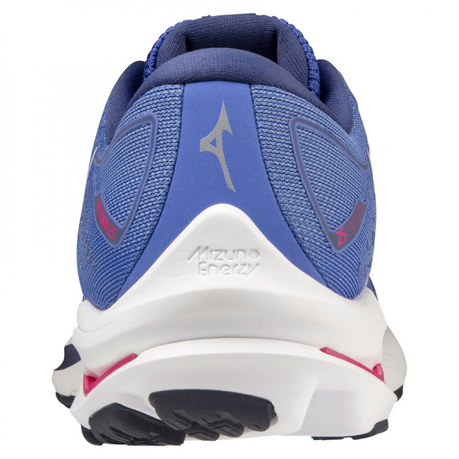 Кроссовки беговые жен. MIZUNO Wave Rider 25 J1GD210300, р.UK7 (рос.40), иск. кожа, текстиль, синий 