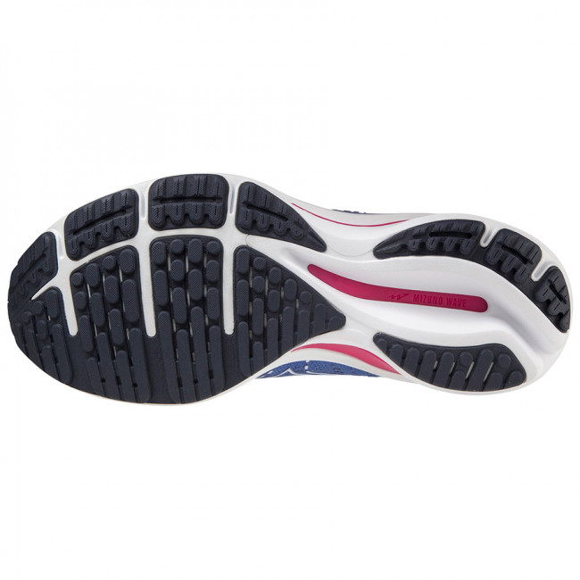 Кроссовки беговые жен. MIZUNO Wave Rider 25 J1GD210300, р.UK7,5 (рос.40,5), иск. кожа, текстиль,сини 