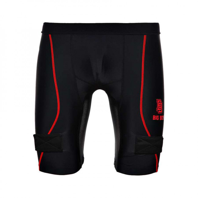 Шорты компрессионные взросл. BIG BOY Elite Line, BB-SHEL-SR-M, с защитой паха, р.M 