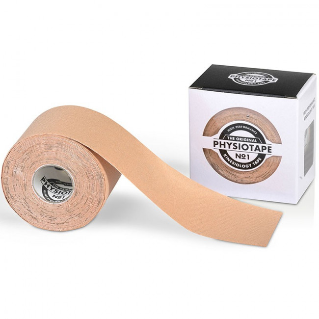 Тейп кинезиологический PhysioTape No.1 Neutral, 5 см x 5 м, арт. 161025, телесный 