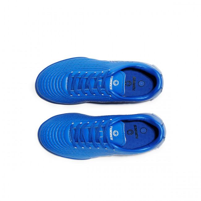 Бутсы зальные детские TORRES FLEX KID, TS134233-327-31, р.31, резина,ПУ,текстиль, синий 