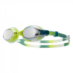 Очки для плавания дет. TYR Swimple Tie Dye Mirrored, LGSWTDM-894, ЗЕРКАЛЬНЫЕ линзы, мультикол. опр.