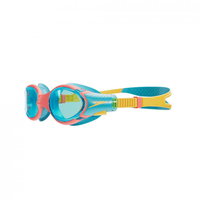 Очки для плавания дет. SPEEDO Biofuse 2.0 Jr, 8-00336315948, СИНИЕ линзы, розовая оправа 