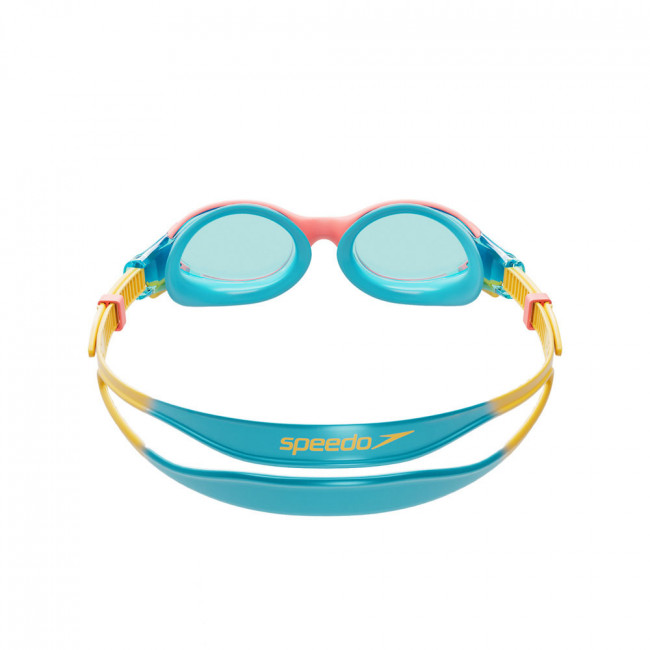 Очки для плавания дет. SPEEDO Biofuse 2.0 Jr, 8-00336315948, СИНИЕ линзы, розовая оправа 