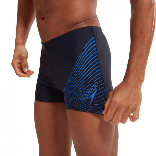 Плавки SPEEDO Medley Logo Asht Am, 8-1135416902-6902, р.40 (рос.56), нейлон, эластан, темно-синий 