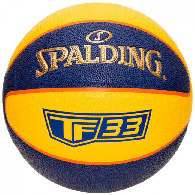 Мяч баскетбольный SPALDING TF-33 р.6, 84352Z_6, резина, сине-оранжевый 