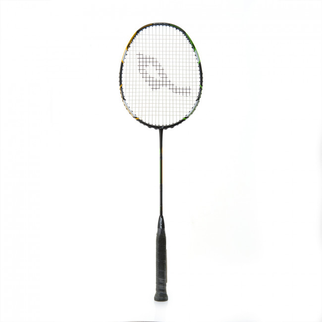 Ракетка для бадм. DOUBLE FISH JINQUE QT-1603, для продвинутых,графит со струнам,литой,черный 