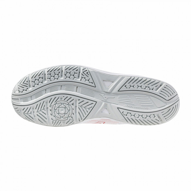 Кроссовки волейб. муж. MIZUNO Cyclone Speed 4 V1GA238096,р.UK8 (рос.41), полиамид, ПУ, белый 