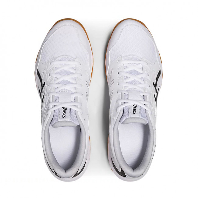 Кроссовки волейб. муж. ASICS Gel-Rocket 11 1071A091 101, р.11,5(рос.45),текстиль,кожзам, бело-черный 
