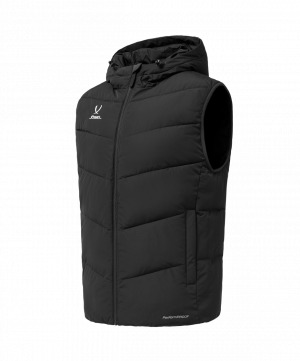 Жилет утепленный c капюшоном JÖGEL ESSENTIAL PerFormPROOF Padded Hooded Vest, черный