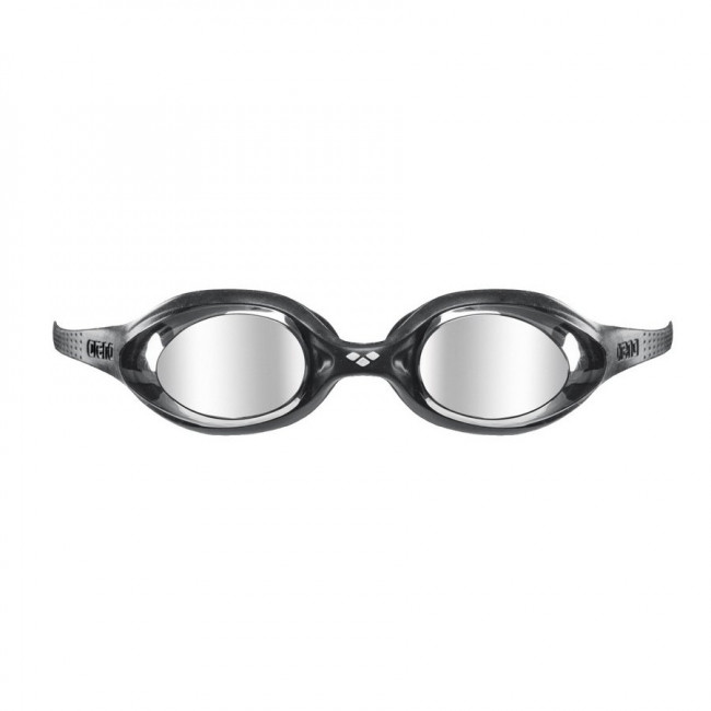 Очки для плавания дет. ARENA Spider Jr Mirror, 1E362 056, ЗЕРКАЛЬНЫЕ линзы, нерег.перенос.,черная опр 