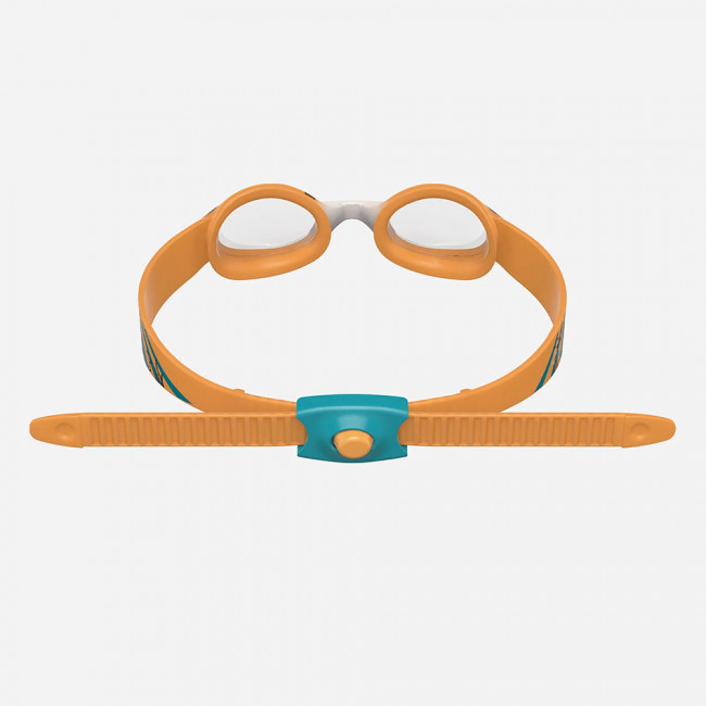 Очки для плавания детск. SPEEDO Illusion Infant Jr, 8-1211514640, ПРОЗРАЧНЫЕ линзы, оранжевая оправ 