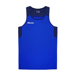 Футболка для пляжного волейбола "MIKASA", арт.MT5041-050-XXL, р.XXL, 100% полиэстер, синий