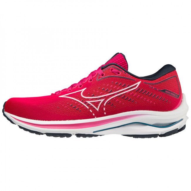 Кроссовки беговые жен. MIZUNO Wave Rider 25 J1GD210303, р.UK6,5 (рос.39), иск. кожа,текстиль,красный Кроссовки беговые жен. MIZUNO Wave Rider 25 J1GD210303, р.UK6,5 (рос.39), иск. кожа,текстиль,красный