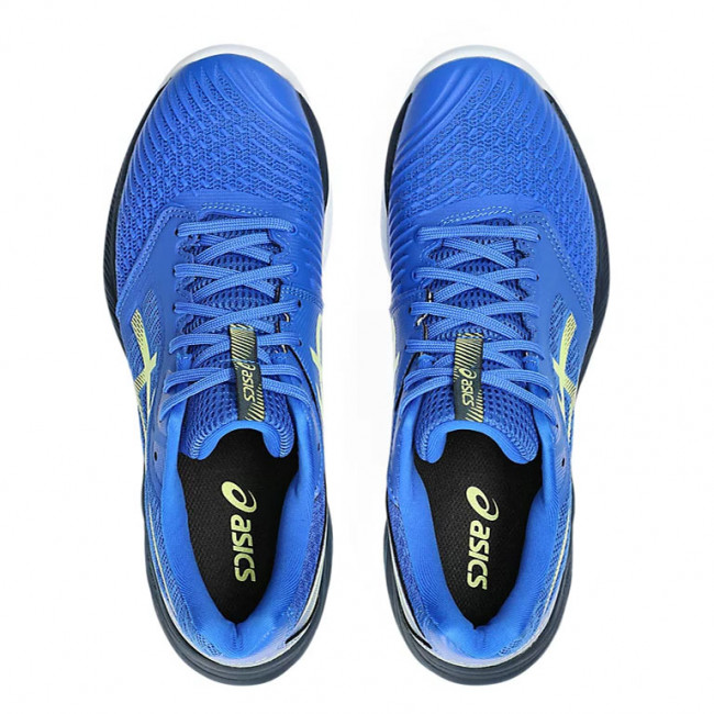 Кроссовки волейб. муж. ASICS Netburner Ballistic FF3 1051A073 403,р.10(рос.43),текстиль,кожзам,синий 