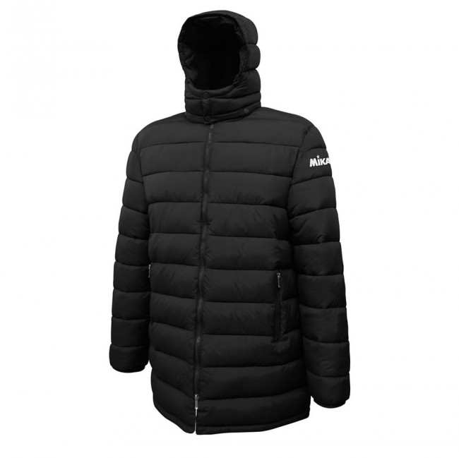 Куртка утепленная с капюшоном "MIKASA", арт. MT915-049-4XL, р. 4XL, нейлон, полиэстер, черный 