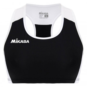 Топ для пляжного волейбола жен. MIKASA MT6051-046-M, р.M, 80% полиамид, 20% эластан, черный